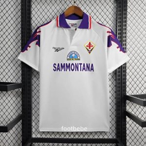Maillot Fiorentina vintage 1995 1996 exterieur blanc