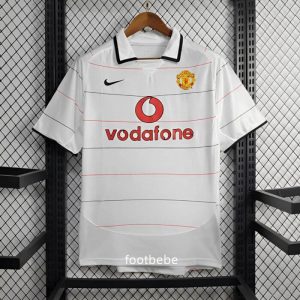 Maillot Manchester United Vintage 2004 2006 exterieur