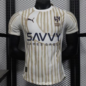 Maillot Match Al-Hilal Saudi 2025 2026 blanc cassé_3