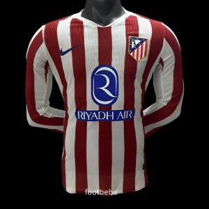 Maillot Match Atletico Madrid 2025 2026 domicile Manches longues