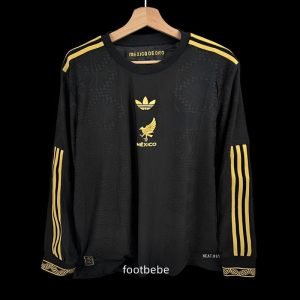 Maillot Mexique 2025 2026 noir Manches longues