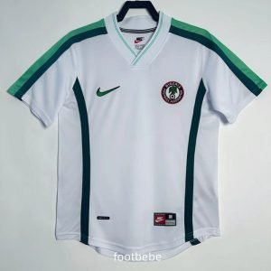 Maillot Nigeria Vintage 1998 exterieur Blanc