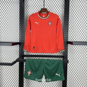 Maillot Portugal Enfant 2025 domicile manches longues_3
