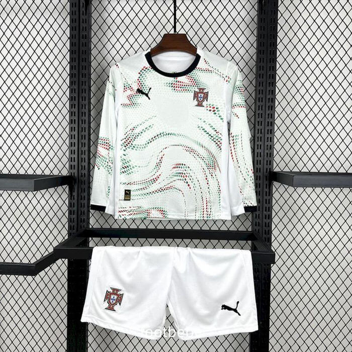 Maillot Portugal Enfant 2025 exterieur manches longues_3