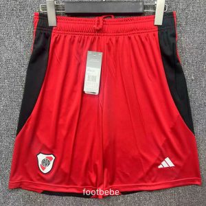 Short de foot River Plate 2025 Third rouge