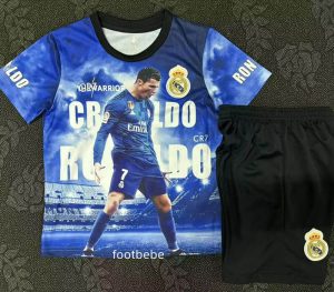 Maillot 7 RONALDO Enfant 2025 Real Madrid bleu