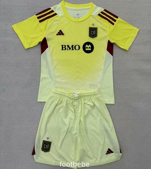 Maillot Los Angeles FC Enfant 2025 2026 jaune