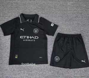 Maillot Manchester City Enfant 2025 2026 noir_5