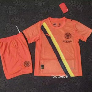 Maillot Manchester City Enfant 2025 2026 orange