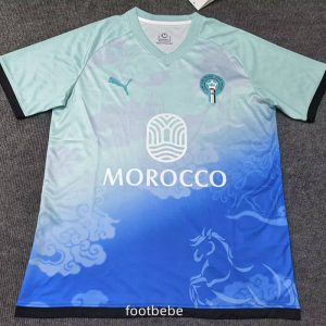 Maillot Maroc 2025 2026 concept version bleu