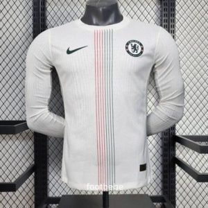 Maillot Match Chelsea 2025 2026 Blanc Manches longues