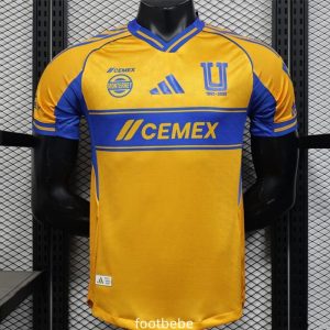 Maillot Match Tigres UANL 2025 65 ans jaune