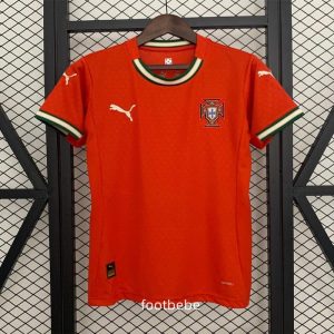 Maillot Portugal Femme 2025 2026 rouge