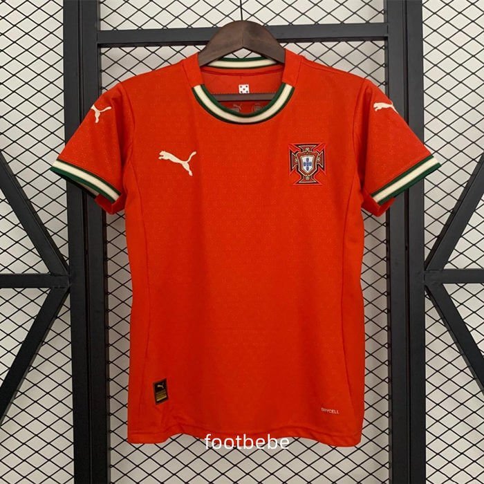 Maillot Portugal Femme 2025 2026 rouge
