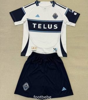 Maillot Vancouver Whitecaps Enfant 2025 2026 Blanc