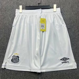 Short de foot Santos 2025 2026 Blanc