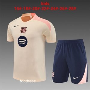 Ensemble Barcelone Enfant 2025 2026 Beige