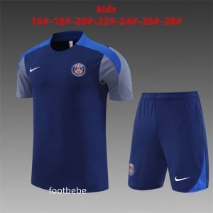 Ensemble PSG Enfant 2025 2026 bleu