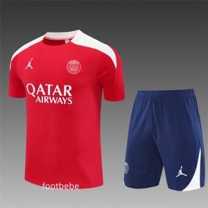Ensemble PSG Jordan 2025 2026 concept Rouge