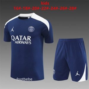 Ensemble PSG Jordan Enfant 2025 2026 concept Bleu