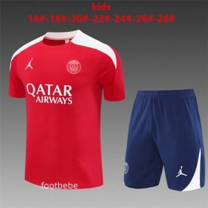 Ensemble PSG Jordan Enfant 2025 2026 concept Rouge