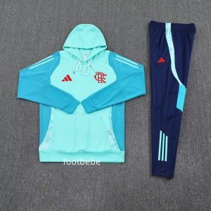 Ensemble Sweat capuche flamengo 2025 2026 Bleu