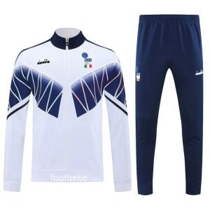 Ensemble veste Italie 2025 2026 blanc rétro