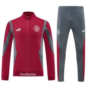 Ensemble veste Manchester City 2025 2026 rouge