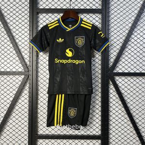 Maillot Manchester United Enfant 2025 2026 Third Noir
