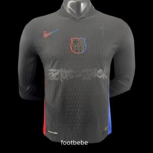 Maillot Match Barcelone 2024 2025 x Travis Scott exterieur Manches longues