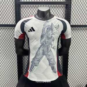 Maillot Match Mexique 2025 2026 Dragon Ball Blanc