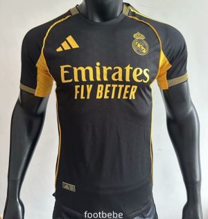 Maillot Match Real Madrid 2025 2026 Concept Noir