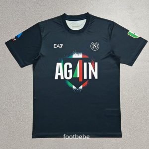 Maillot Naples EA7 2025 Champion Noir B