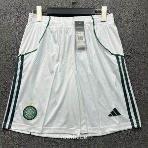 Short de foot Celtic 2025 2026 Blanc