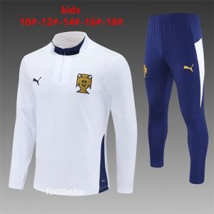 Survetement Portugal Enfant 2025 2026 Blanc