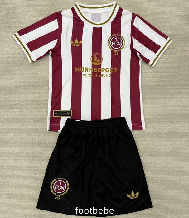 Maillot 1. FC Nürnberg Enfant 2025 125 ans