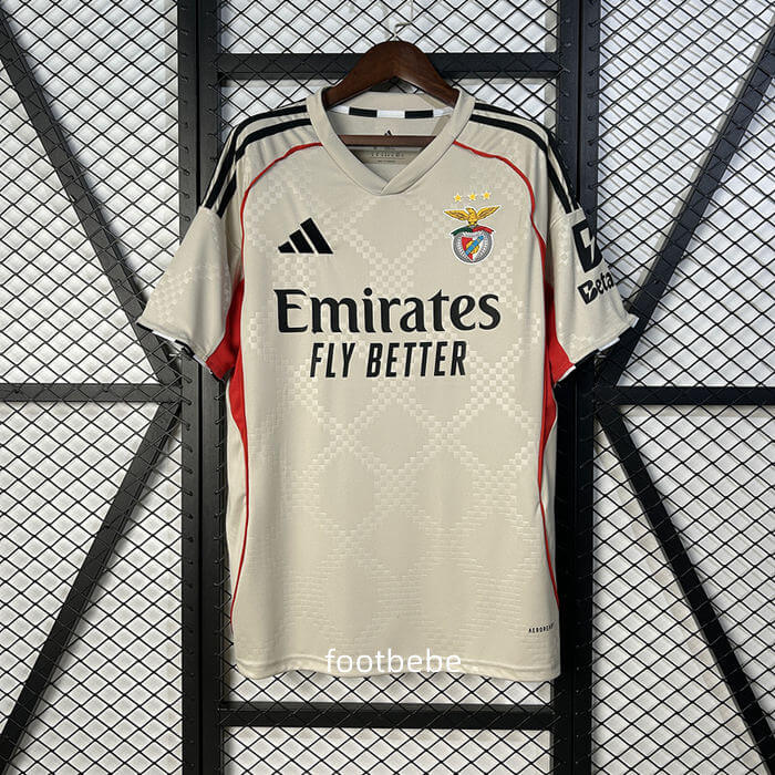Maillot Benfica 2025 2026 Beige_4