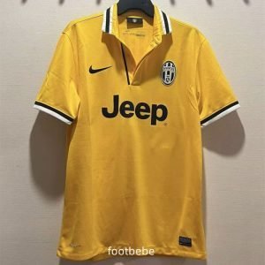 Maillot Juventus vintage 2013 2014 exterieur jaune