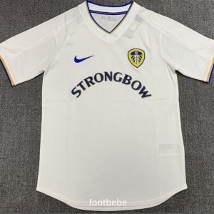 Maillot Leeds United Vintage 2000 2001 domicile Blanc