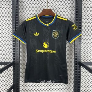 Maillot Manchester United Femme 2025 2026 Third Noir