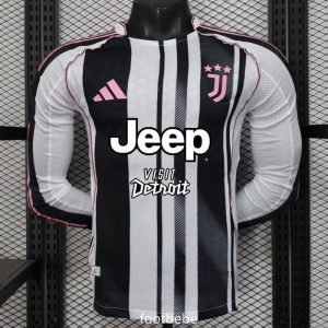 Maillot Match Juventus 2025 2026 domicile Manches longues