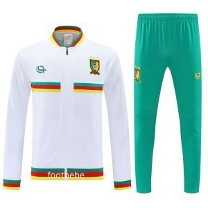 Ensemble Veste Cameroun 2025 2026 Blanc