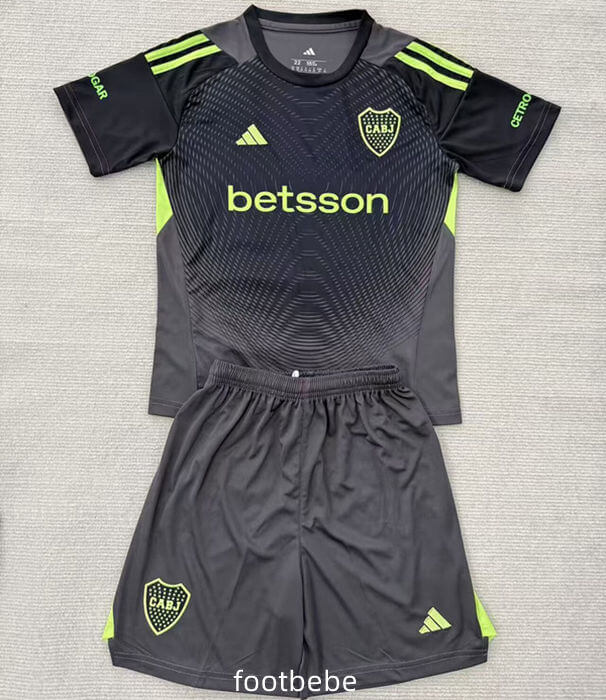 Maillot Boca Juniors Enfant 2025 2026 Noir