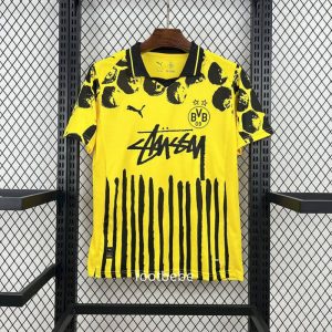 Maillot Dortmund Stussy 2025 2026 Jaune Concept B