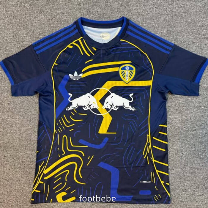 Maillot Leeds United 2025 2026 Rétro Bleu roi