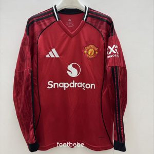 Maillot Manchester United 2025 2026 domicile Manches longues