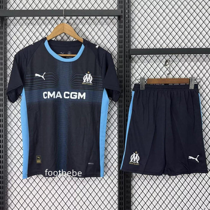 Maillot Marseille Enfant 2025 2026 exterieur
