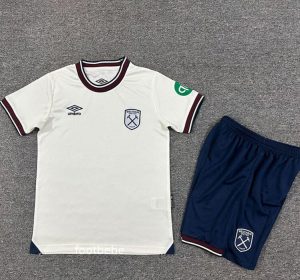 Maillot West Ham United Enfant 2025 2026 exterieur