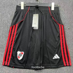 Short de foot River Plate 2025 2026 Noir