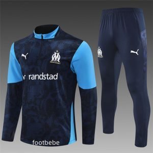 Survetement Marseille om 2025 2026 Bleu roi